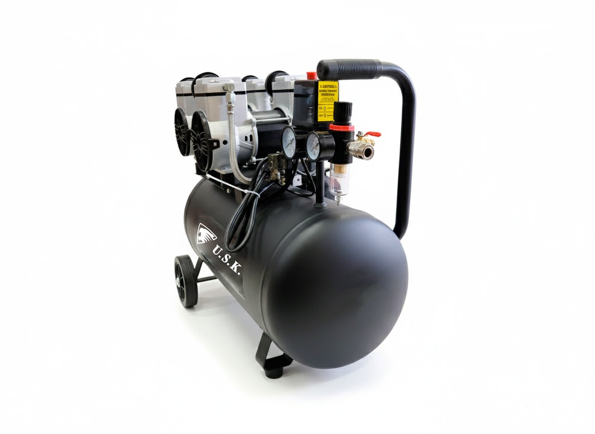 Compresor de Aire USK/1100W*2-50L 3HP 50L - Imagen 4