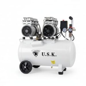 Compresor de Aire USK/750W*2-50L | 2.0HP | 50L | Bajo Ruido