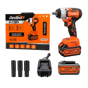 Llave de Impacto Inalámbrica Redbo RB-21/300PBL 21V 300Nm Brushless