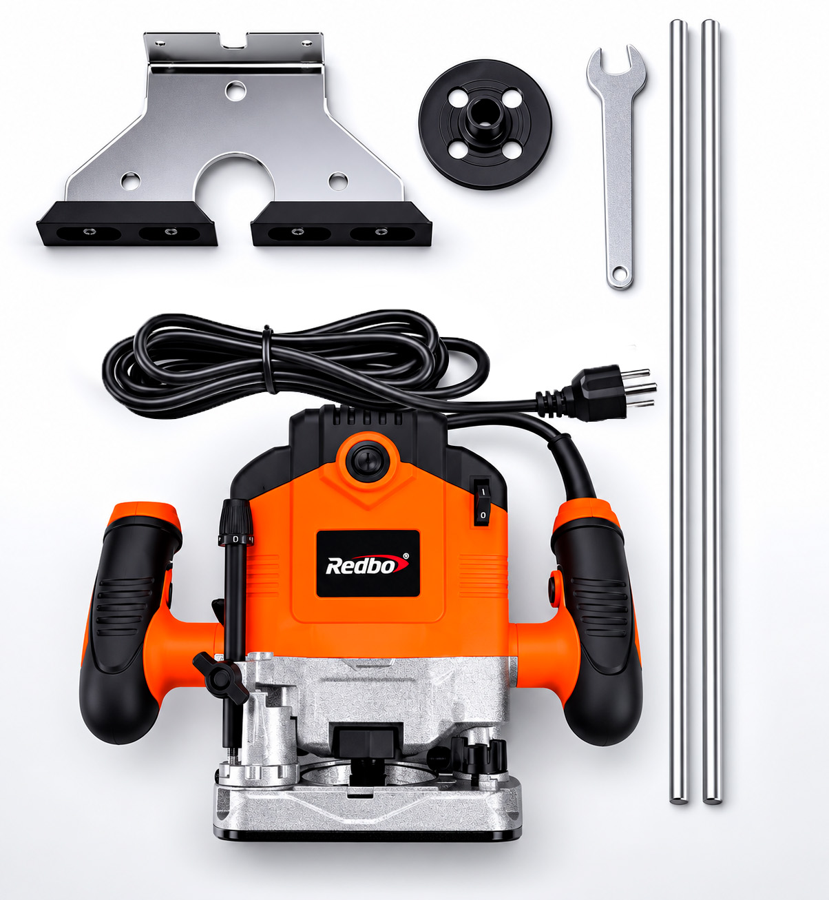 Rebajadora Router Redbo 5081 - 1200W, Velocidad Variable, Collet 1/4" | Precisión en Madera